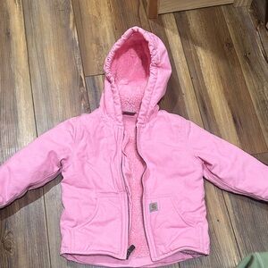 Carhartt Pink Fleece-Lined Jacket